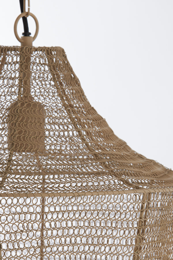 Light & Living - Hanglamp SHARIKA - Ø40x44cm - Bruin