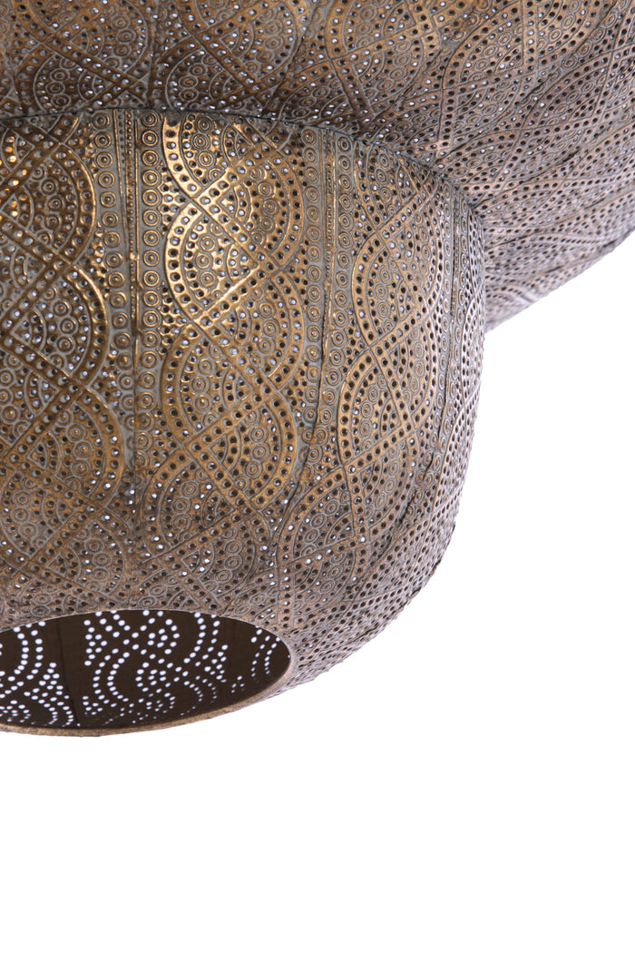 Light & Living - Hanglamp RYOTA - Ø42x50.5 cm - Bruin