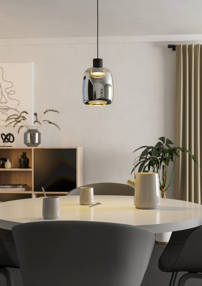 EGLO connect.z Molochio-Z Hanglamp - LED - Glas - Zwart