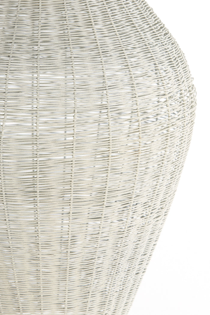 Light & Living - Hanglamp ARRIATE - Ø33x46cm - Wit