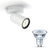 Philips Pongee Opbouwspot - Incl. Philips LED Lamp - Wandspot - 1 Spot