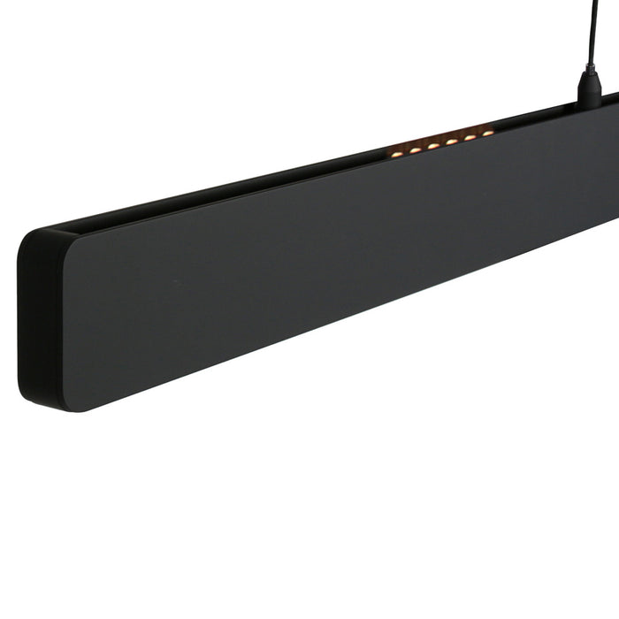 Steinhauer Hanglamp Fluxy Zwart Easy-lift & Sensor-Dimmer L 120 cm