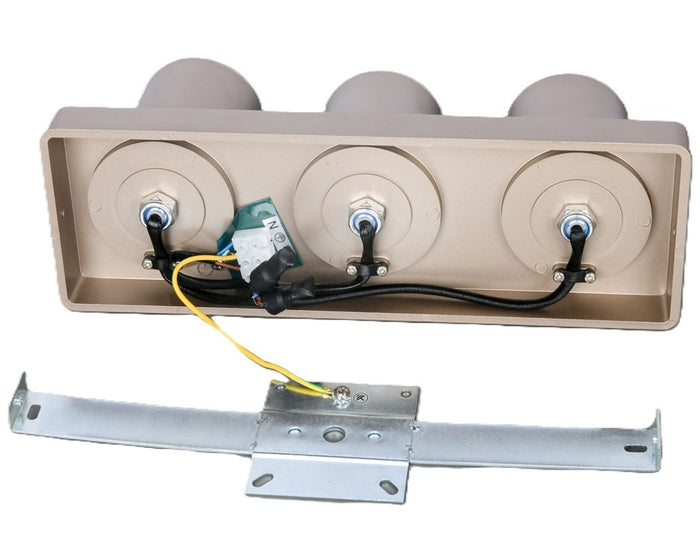 Artdelight Spot Megano Champagne GU10 3Lichts