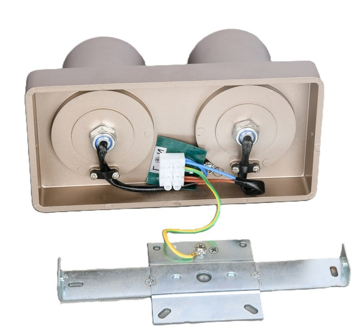 Artdelight Spot Megano Champagne GU10 2 Lichts