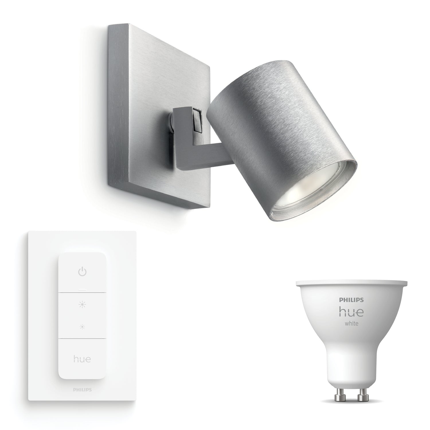 Philips Runner opbouwspot - 1-lichts - aluminium