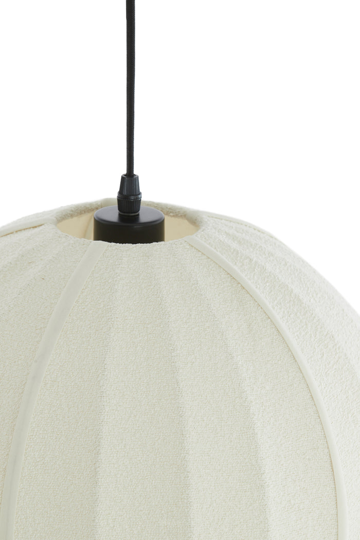 Light & Living - Hanglamp ZAGORI - Ø44x42cm - Wit