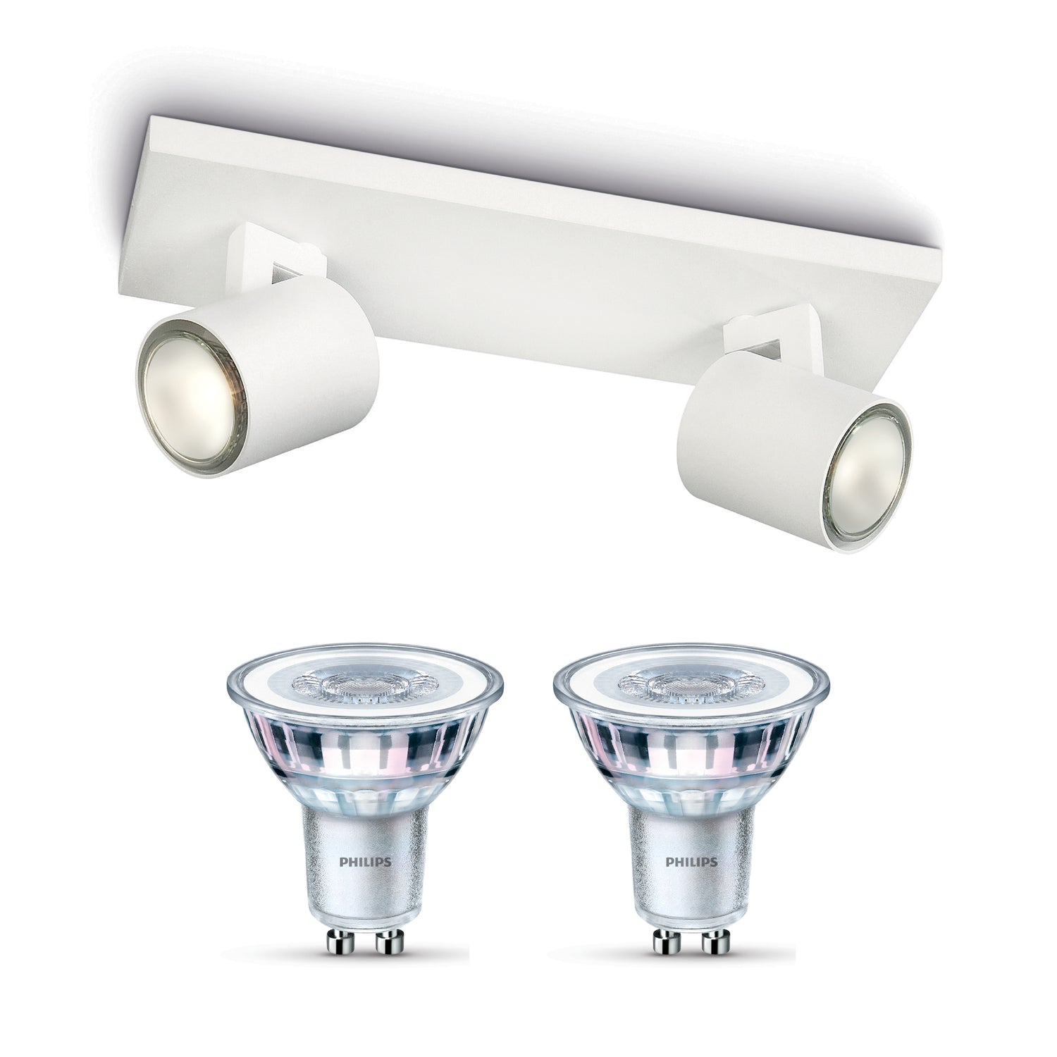 Philips Runner opbouwspot - 2-lichts - wit