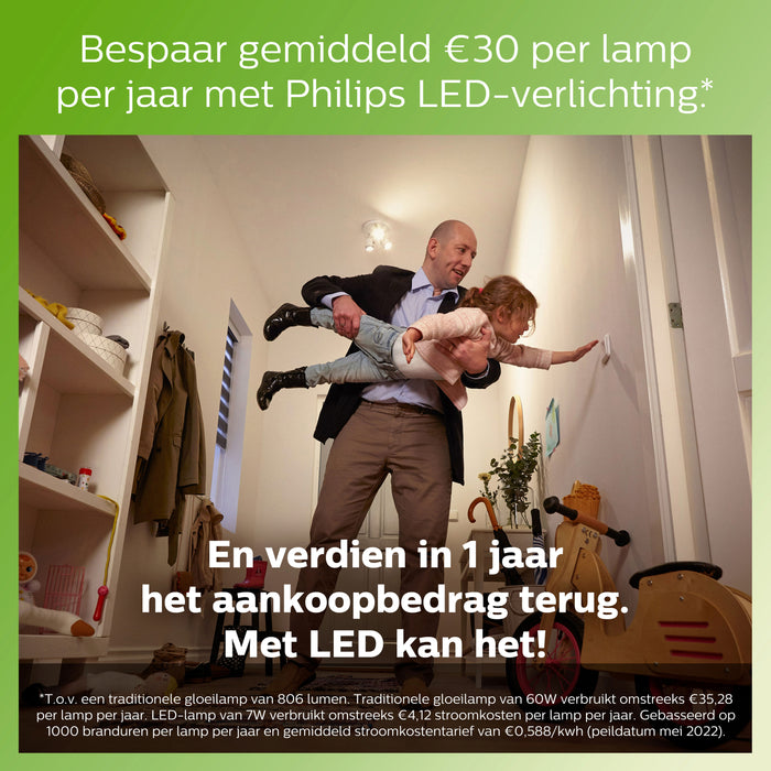Philips Ultra Efficient LED kogellamp Mat - 40 W - E14 - Koelwit licht
