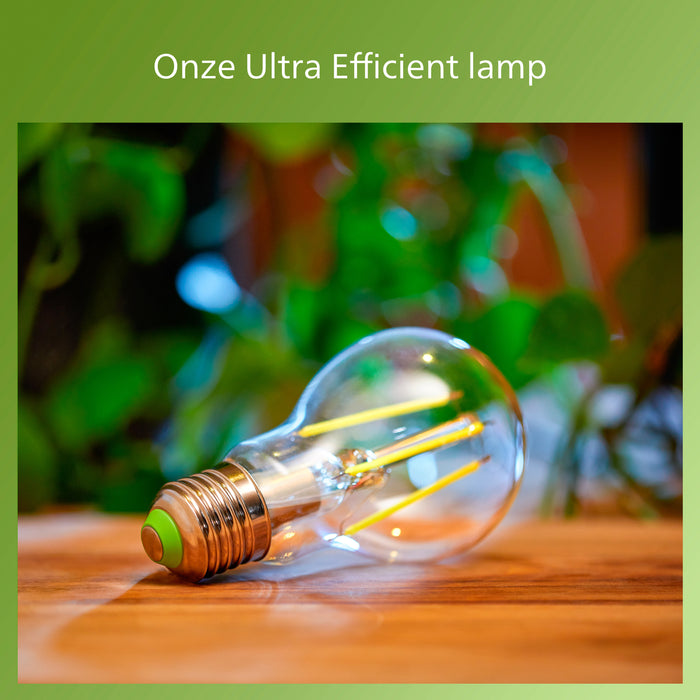 Philips Ultra Efficient LED lamp Transparant - 100 W - E27 - Koelwit licht