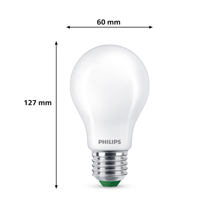 Philips Ultra Efficient LED lamp Mat - 60 W - E27 - Warmwit licht