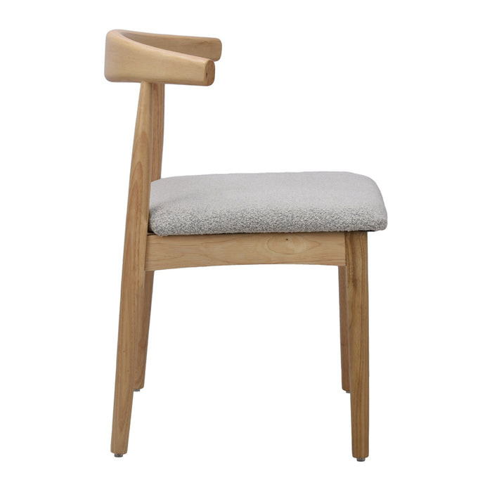 by fonQ Ollo Eetkamerstoel - Eiken - Greige