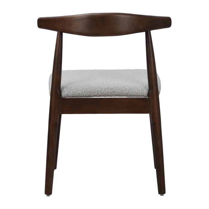 by fonQ Ollo Eetkamerstoel - Walnoot - Greige