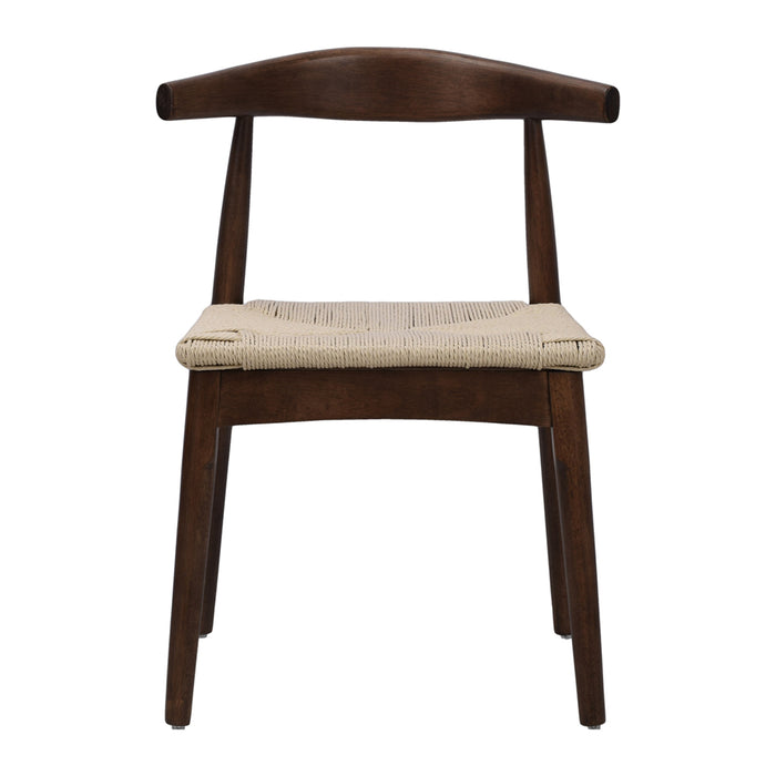 by fonQ Ollo Eetkamerstoel - Walnoot - Rope