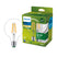 Philips Ultra Efficient LED lamp Globe Transparant - 60 W - E27 - Warmwit licht