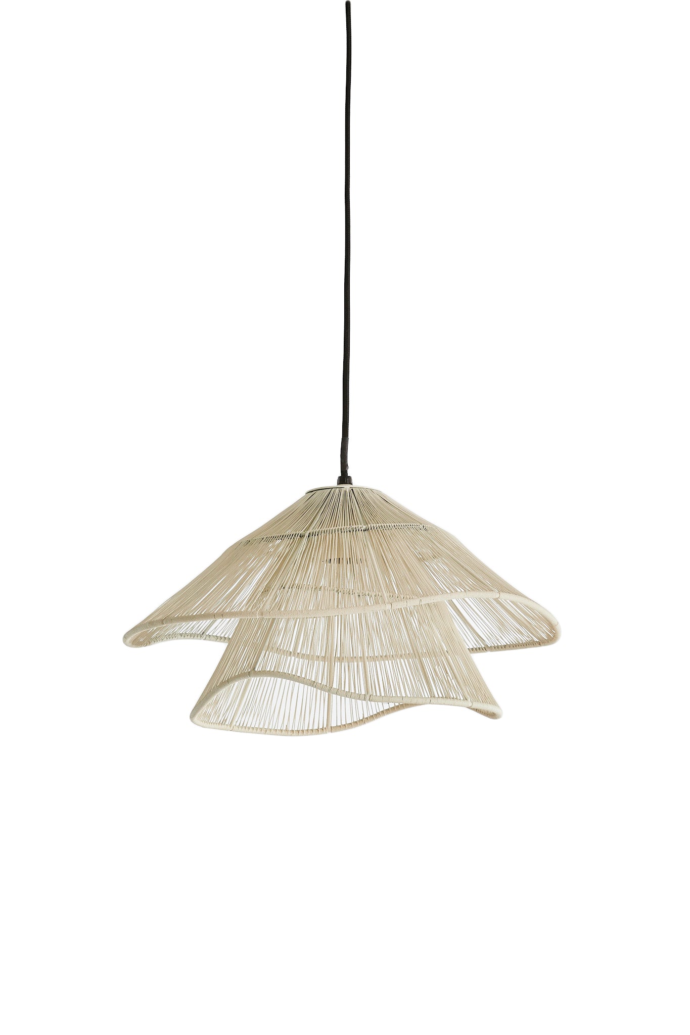 Light & Living - Hanglamp ALAMEDA - Ø36x29cm - Wit