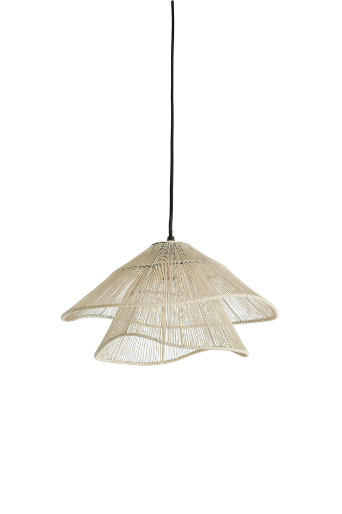Light & Living - Hanglamp ALAMEDA - Ø36x29cm - Wit