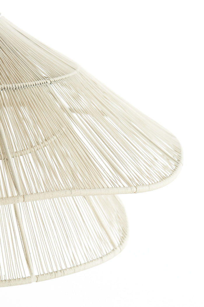 Light & Living - Hanglamp ALAMEDA - Ø36x29cm - Wit