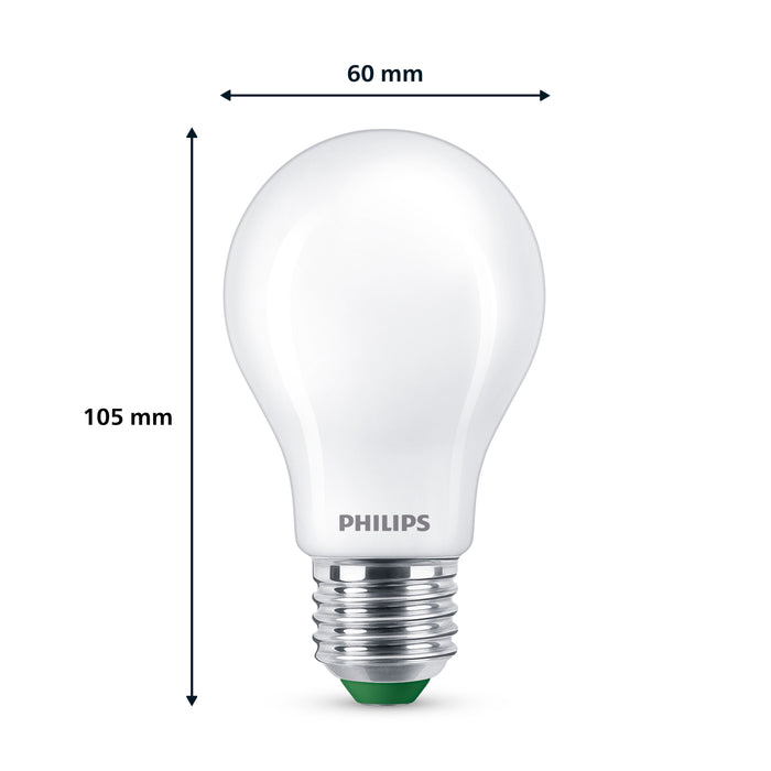 Philips Ultra Efficient LED lamp Mat - 60 W - E27 - Koelwit licht