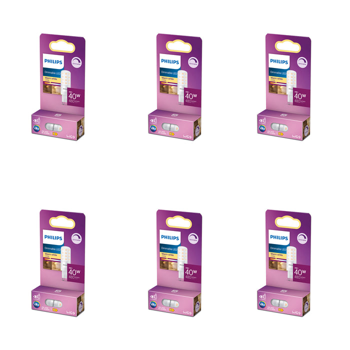 Philips Voordeelverpakking G9 - LED Capsulelamp - Set van 6 Stuks