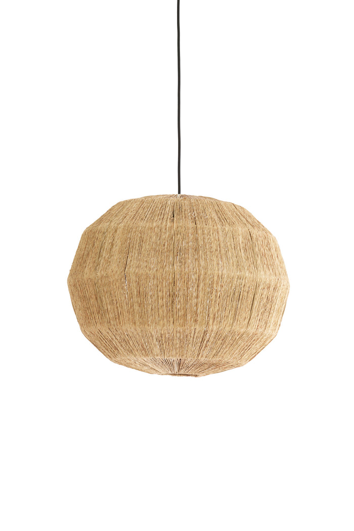 Light & Living - Hanglamp JUNNA - Ø50x50 cm - Bruin
