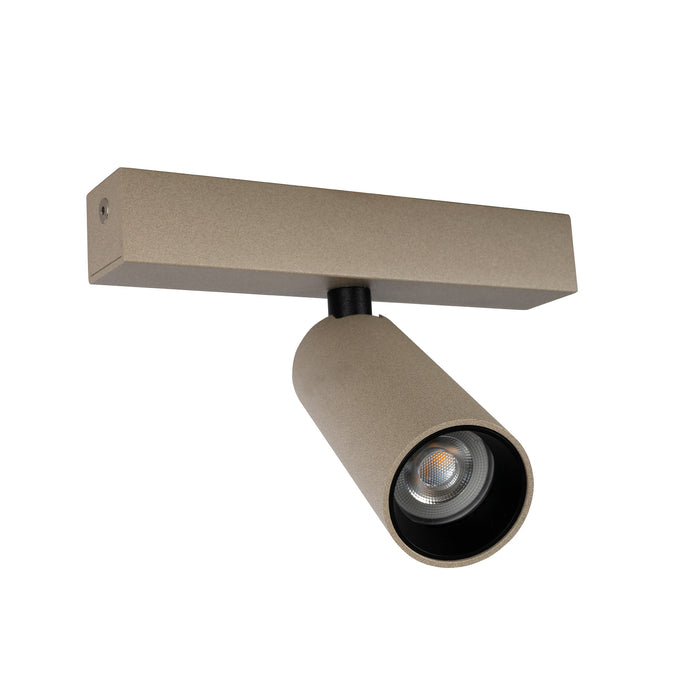 KS Verlichting Vigo 1-lichts Opbouwspot Champagne