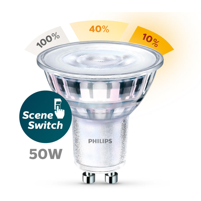 Philips Idris Opbouwspot - Plafondspot Incl. SceneSwitch LED Lamp