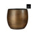 Mica Decorations Bloempot Porto - 32x32x32 cm - Terracotta - Brons,Metallic
