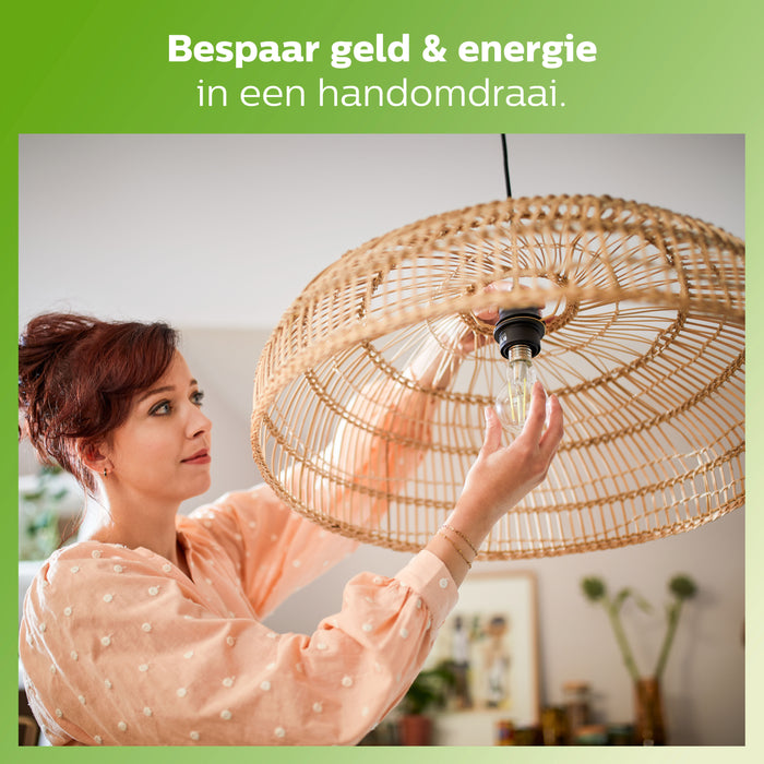 Energiezuinige Philips LED Kaars Mat - 40 W - E14 - warmwit licht - 3 stuks - Bespaar op energiekosten