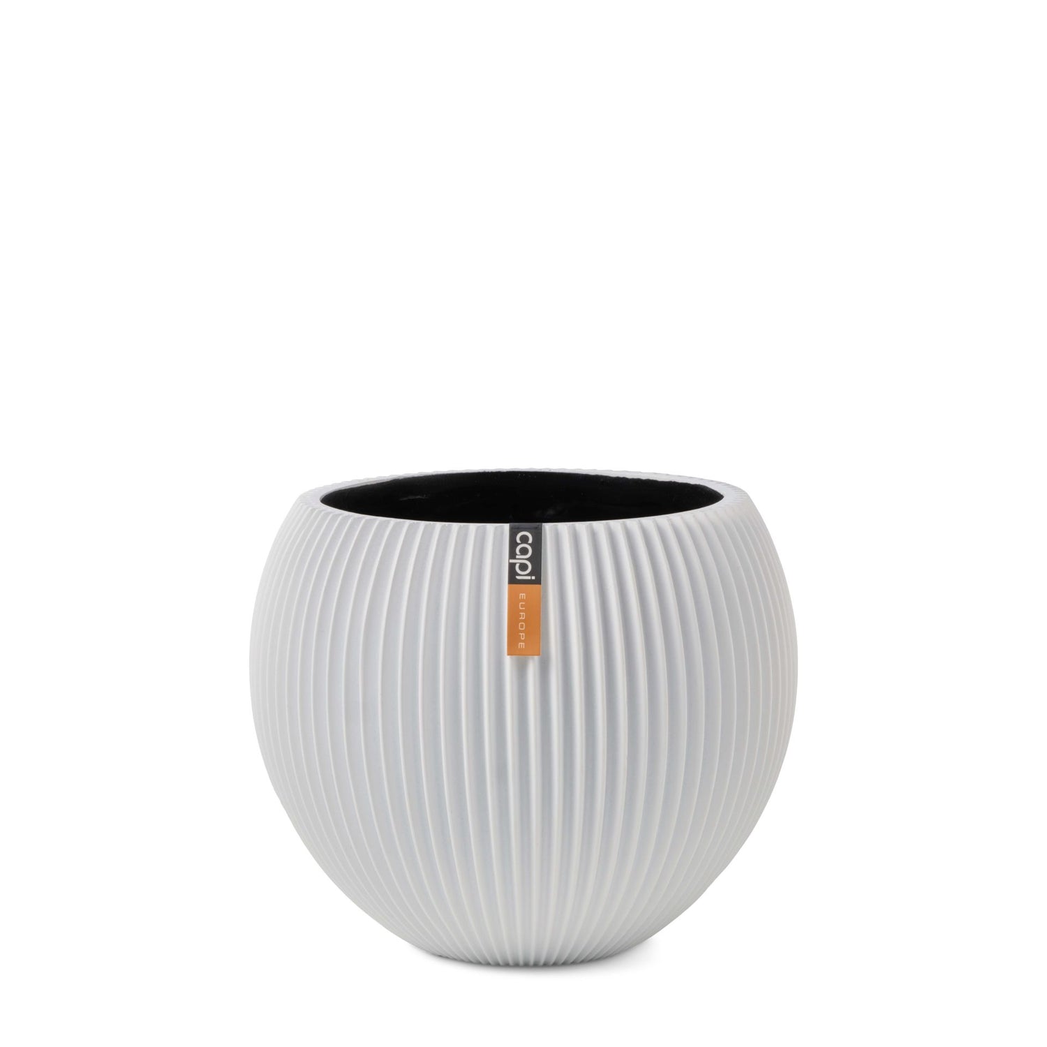 Capi Europe - Vaas bol Groove  - 12x10 - Wit