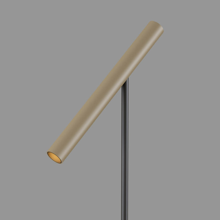 Artdelight Vloerlamp Kansas H 140 cm touch dimmer zwart champagne