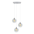 EGLO Ariscani 2 Hanglamp - E27 - Ø 42,5 cm - gekleurd glas - Chroom
