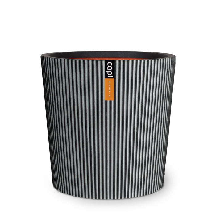 Capi Europe - Vaas conisch Groove NL - 45x41 - Antraciet