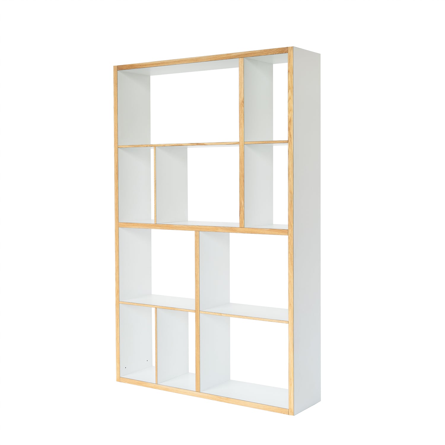 MINT Furniture KAST M 112 x 30 x 179 cm, eiken, wit ABET laminaat