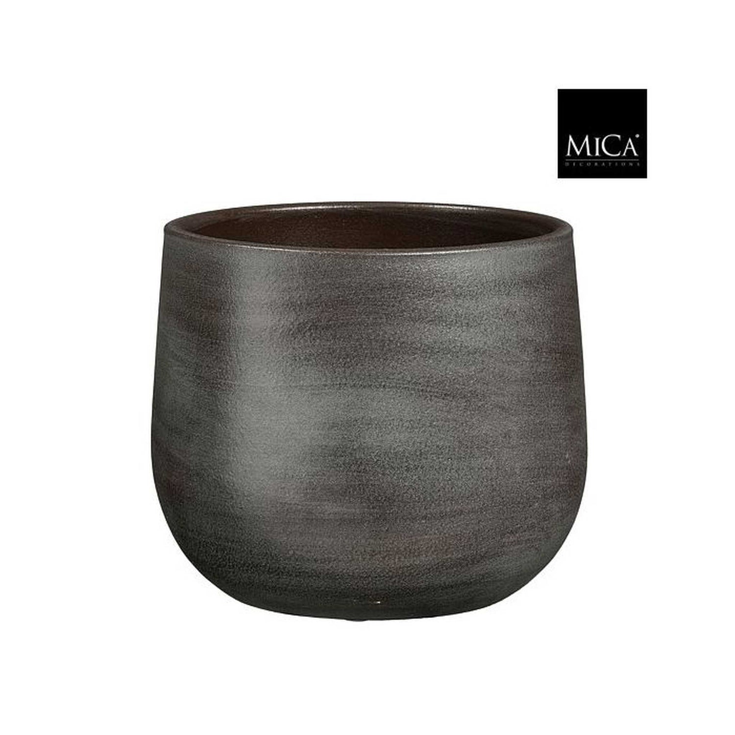Mica Decorations Bloempot Sevilla - 24x24x21 cm - Terracotta - Bruin