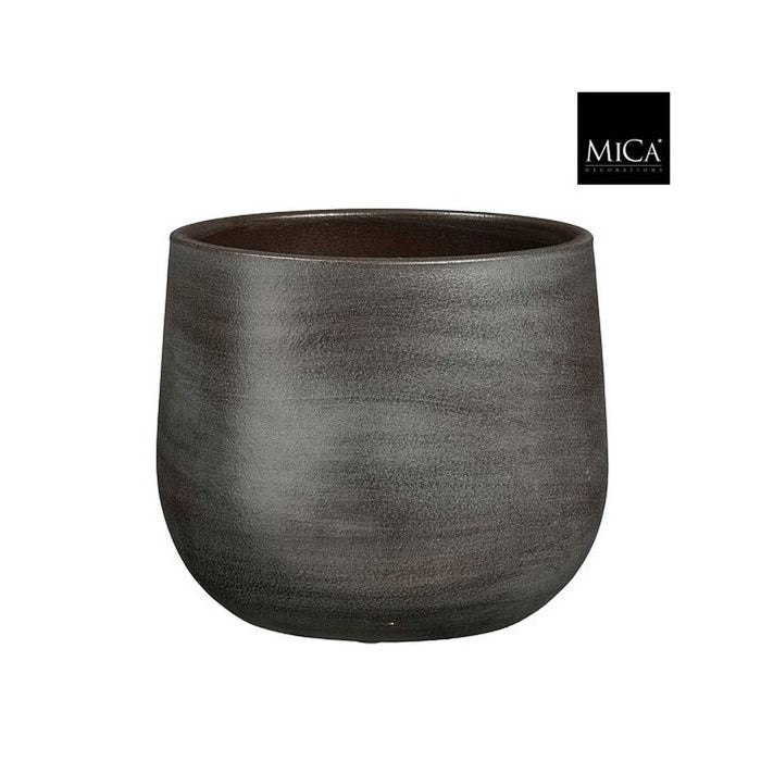 Mica Decorations Bloempot Sevilla - 24x24x21 cm - Terracotta - Bruin
