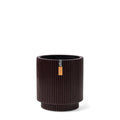 Capi Europe - Vaas cilinder Groove  - 11x12 - Zwart rood