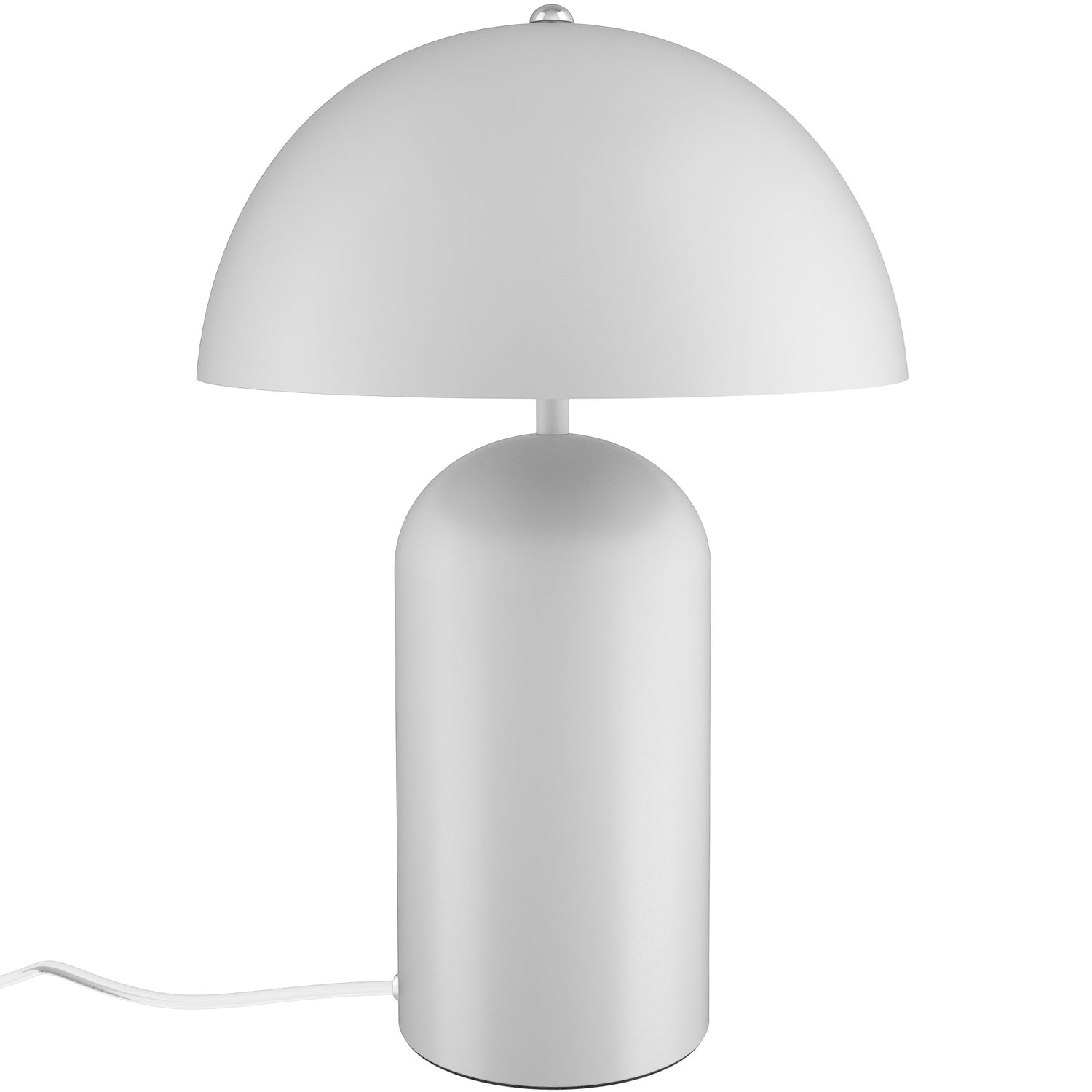 tectake® Kleine retro-tafellamp Altea, paddenstoeldesign, 40W - Wit