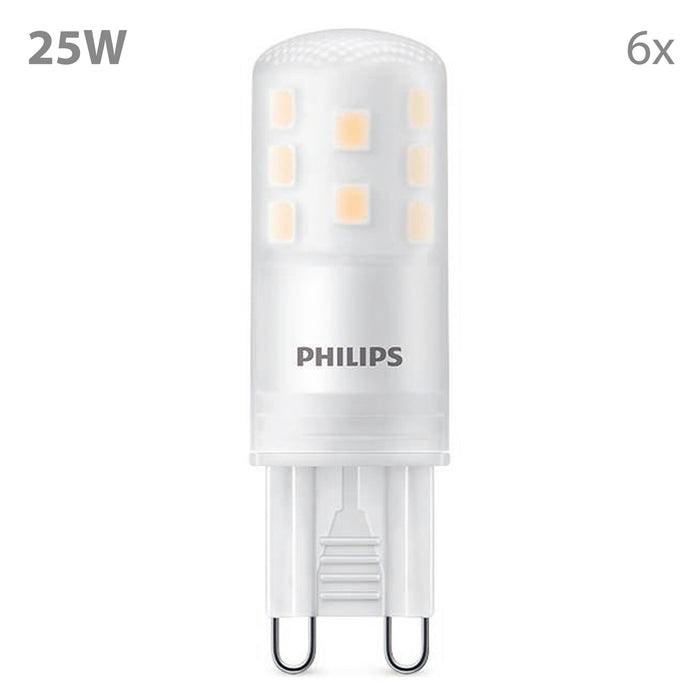 Philips Voordeelverpakking G9 - LED Capsulelamp - Set van 6 Stuks