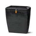 Capi Europe - Bak rechthoek hoog Arc Granite - Zwart - 88x36x100