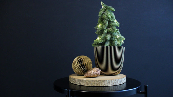 Capi Europe - Pot bol Groove 'made with'  - 28x27 - Goud