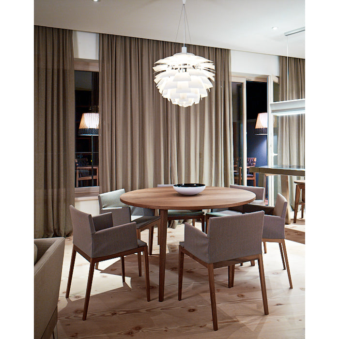 MINT Furniture Eettafel S D90 cm, H75 cm, Amerikaanse walnoot