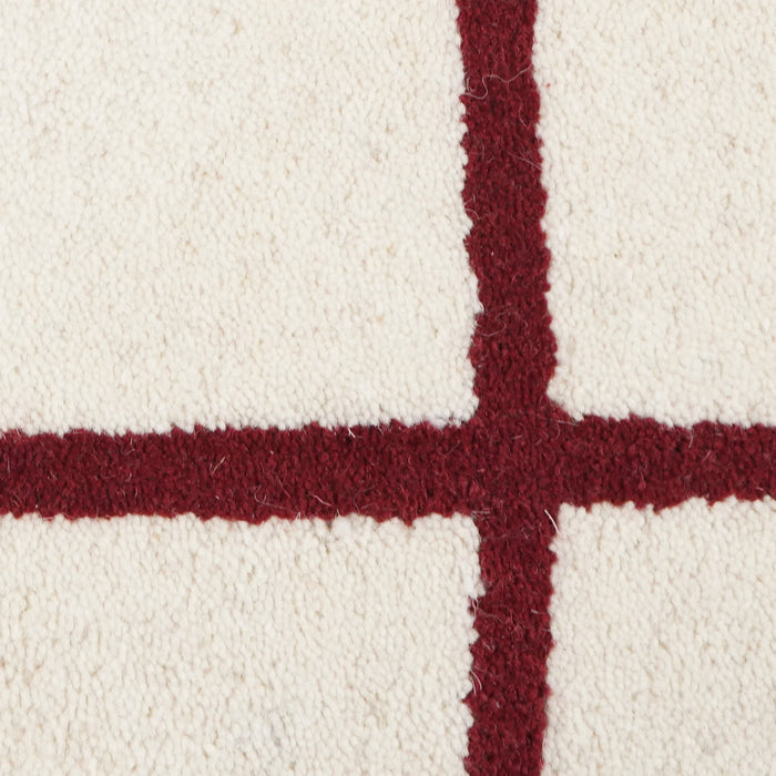 by fonQ Line Vloerkleed 170 x 240 cm - Rood