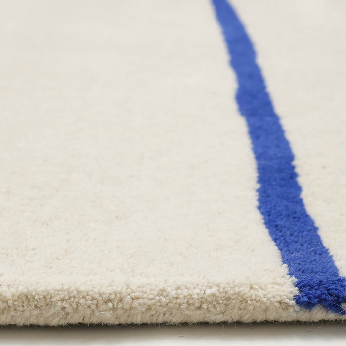 by fonQ Line Vloerkleed 200 x 300 cm - Blauw