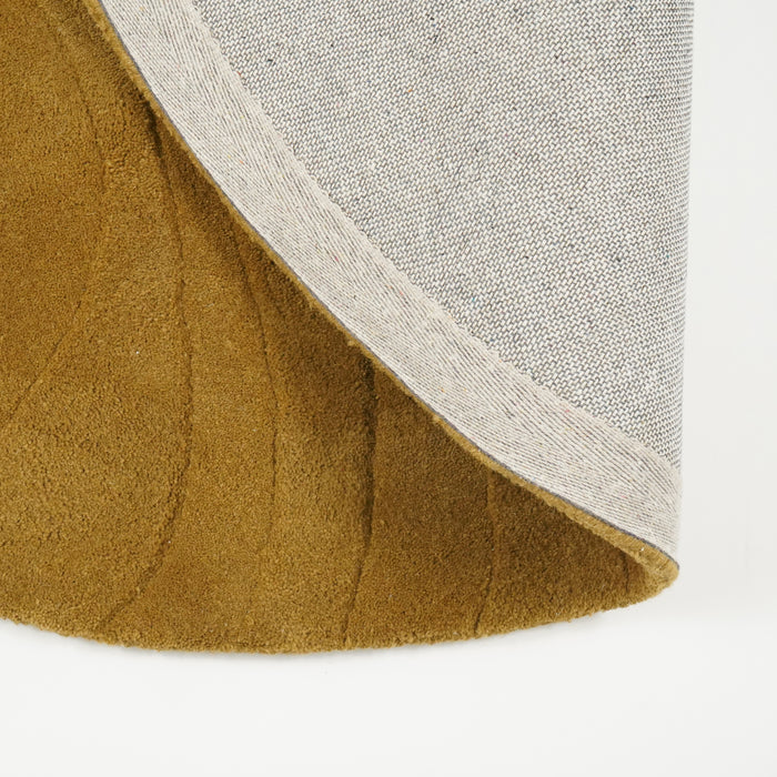 by fonQ Groovy Vloerkleed Ø 200 cm - Olive