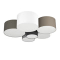 EGLO Pastore Plafondlamp - E27 - Ø 99 cm - Wit|Grijs|Zwart|Bruin
