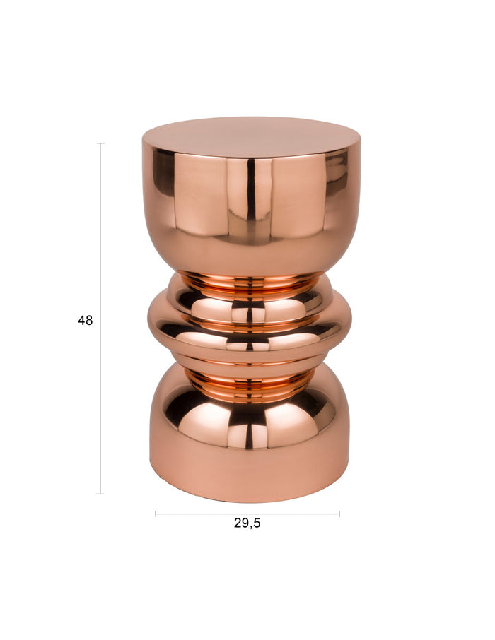 Housecraft Living Kinga Bijzettafel Rond 29.50 cm Koper