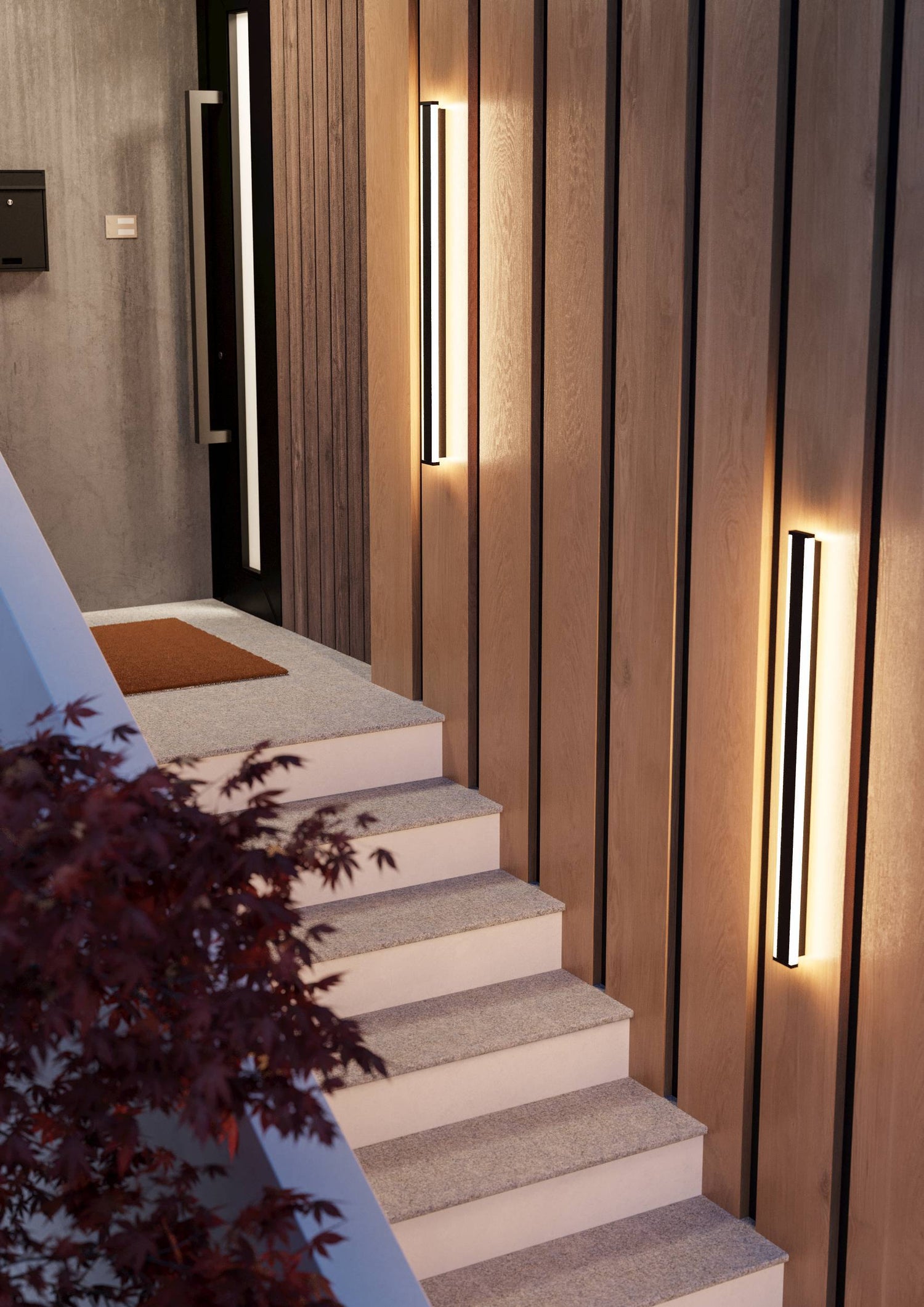 EGLO Neviano Wandlamp - LED - 97 cm - Zwart|Wit