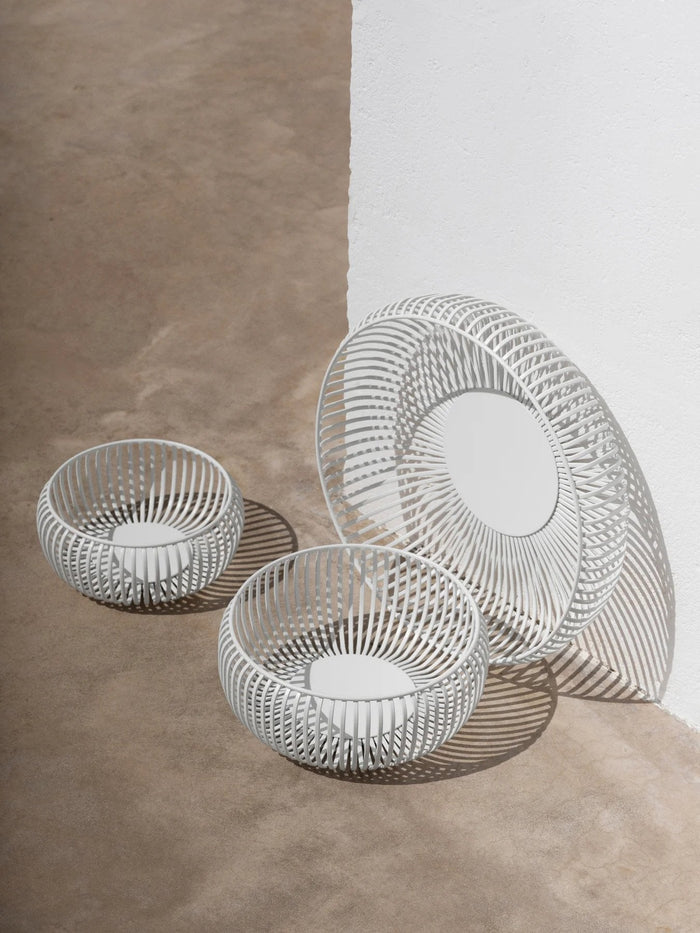 Lito Schaal White Medium | Wit | Staal