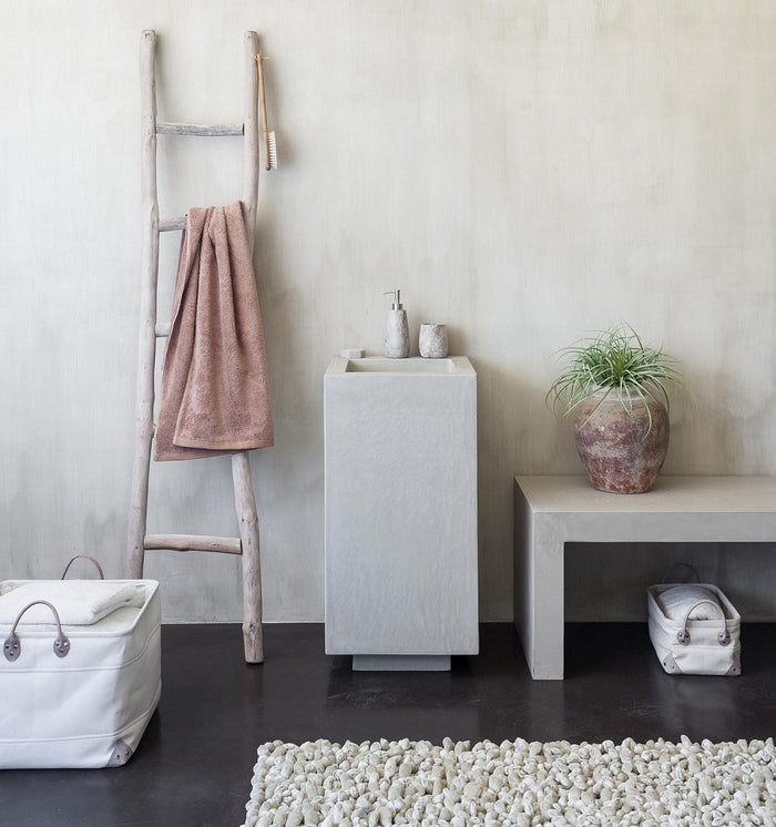 Rocca Badmat Ivory | 60 x 60 cm | Ivoor | Katoen | Polyester