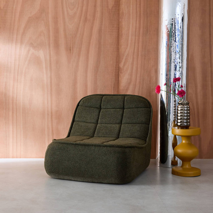 sweeek - Fauteuil bouclé stof 1 zitplaats